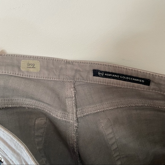 AG Adriano Goldschmied “The Crop” jeans washed grey crop capri length - Picture 5 of 6